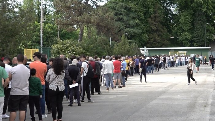 avellino partenio sold out ma la capienza non soddisfa la richiesta