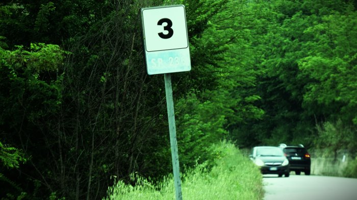 ariano erbacce altissime e sporgenti uomo rischia di essere ucciso da un auto