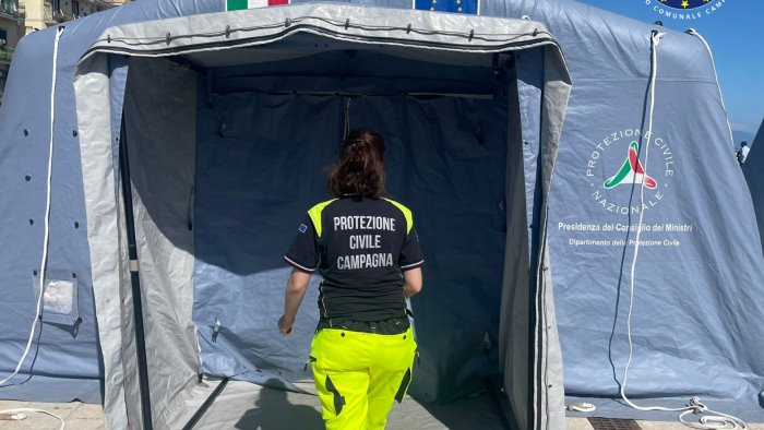 emergenza campi flegrei attivata anche la protezione civile di campagna