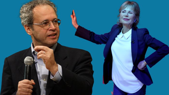 lite mentana gruber la 7 interviene e scongiura le dimissioni del direttore