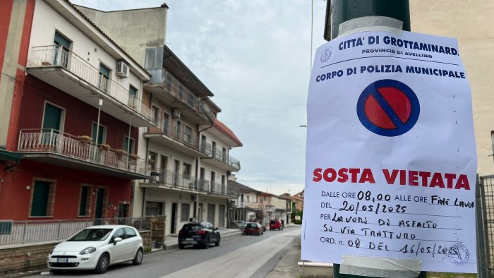 grottaminarda al via i lavori per il rifacimanto di via tratturo
