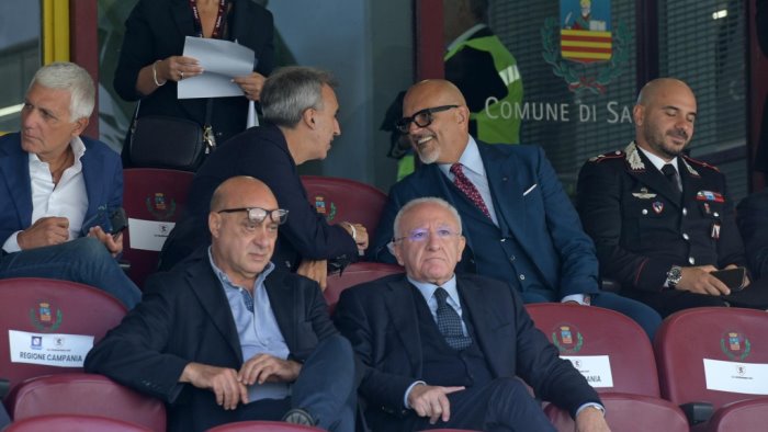 rinvio salernitana frosinone de luca responsabilita gravissime