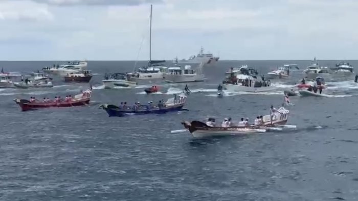 in migliaia ad amalfi per il palio delle repubbliche marinare vince genova