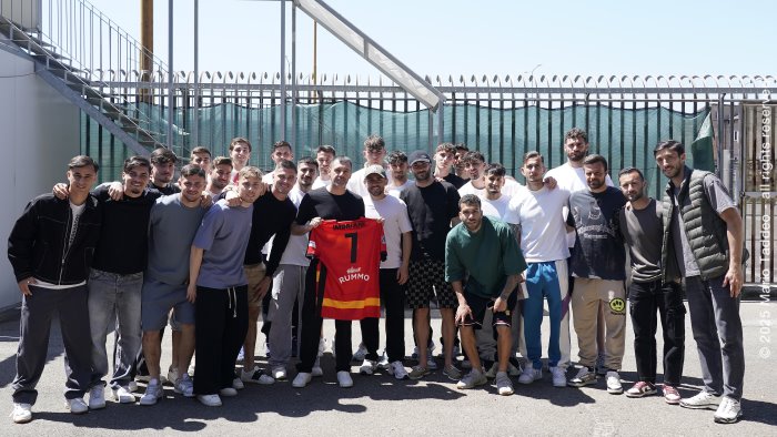 giampaolo imbriani incontro suggestivo coi giallorossi le foto