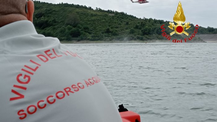 diga alento esercitazione dei vigili del fuoco