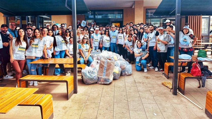 insieme per l ambiente raccolti oltre 50 kg di rifiuti a san prisco