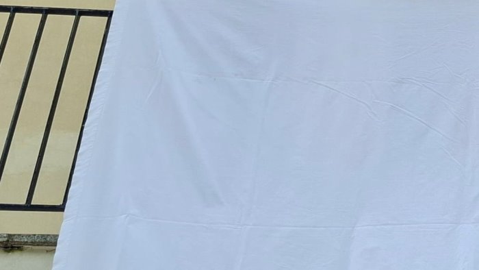 un lenzuolo bianco per gaza dopo aiello del sabato anche ariano irpino