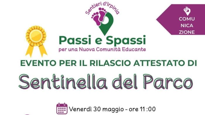 sentieri d irpinia passi e spassi per una nuova comunita educante