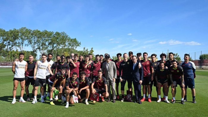 salernitana blitz di iervolino al centro sportivo mary rosy