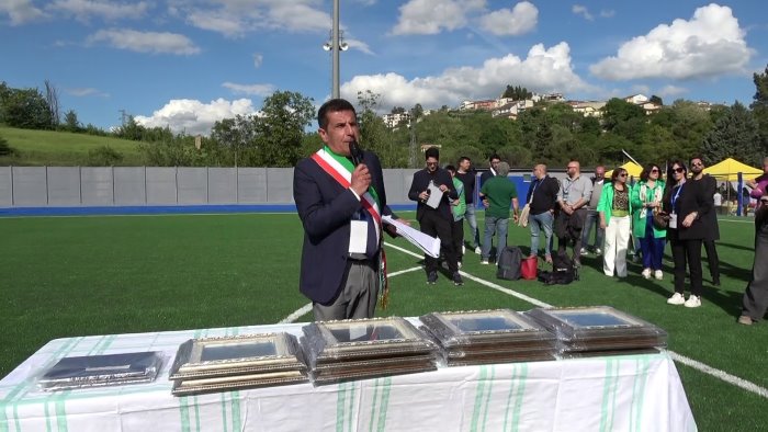 festa nella festa a mirabella eclano il nuovo stadio battezzato dall avellino