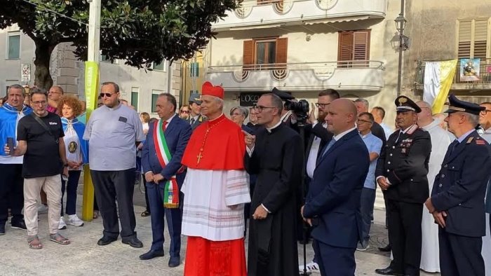 papa leone xiv e stato a montoro a settembre scorso c e grande emozione