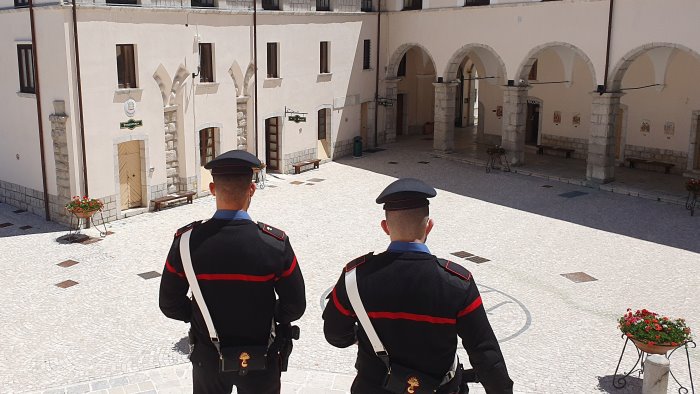 posto fisso carabinieri al santuario di montevergine
