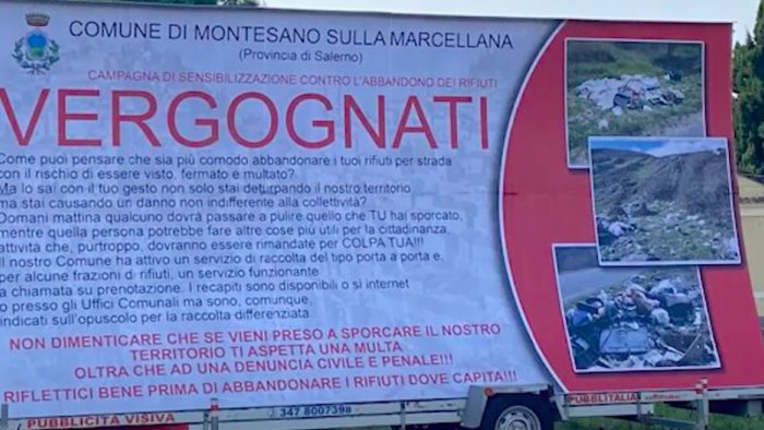 montesano manifesto contro gli incivili vergognati