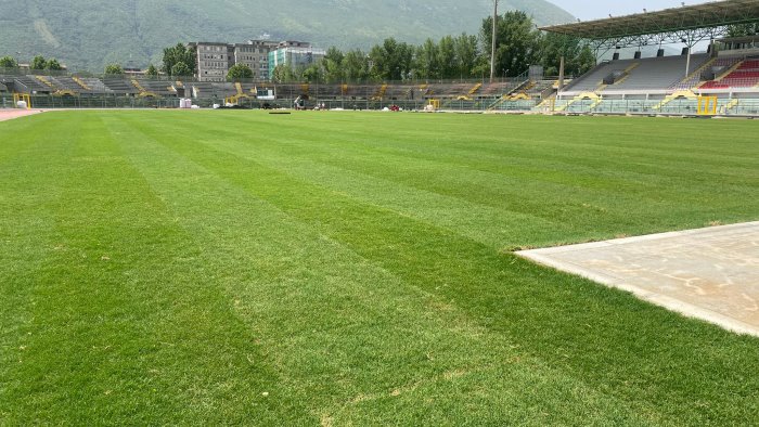 nocera inferiore procedono i lavori allo stadio san francesco