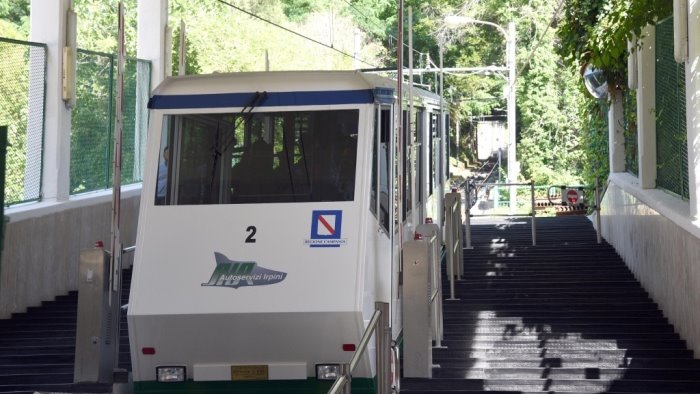 mercogliano la funicolare torna attiva tutti i giorni ecco gli orari