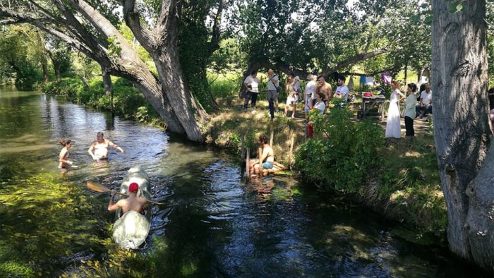 stop al tradizionale tuffo nel sarno associazione spartacus si sposta a letino