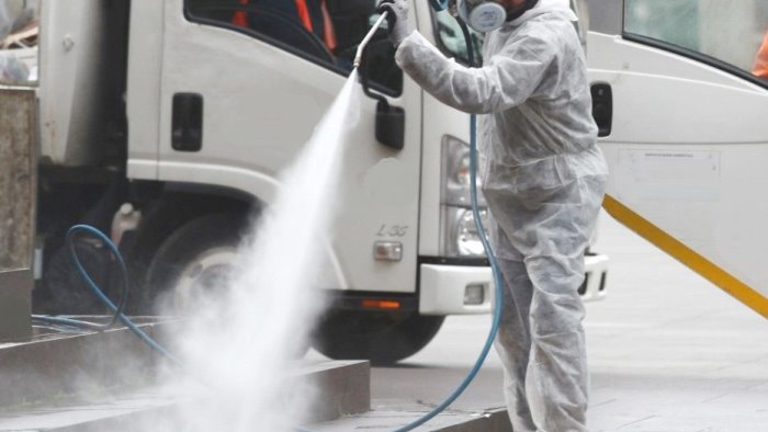 bracigliano sanificazione del territorio divieto di stazionamento in piazza