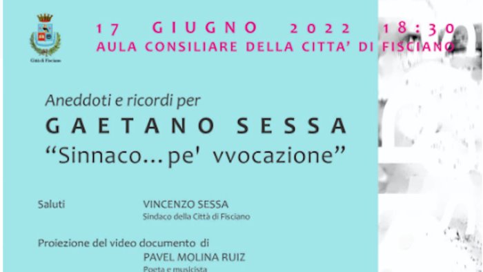 a 17 anni dalla scomparsa fisciano ricorda gaetano sessa