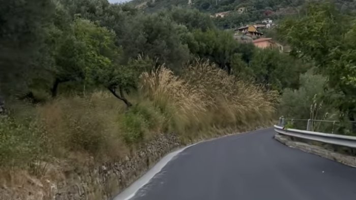 pollica terminati i lavori di messa in sicurezza lungo la strada provinciale 15