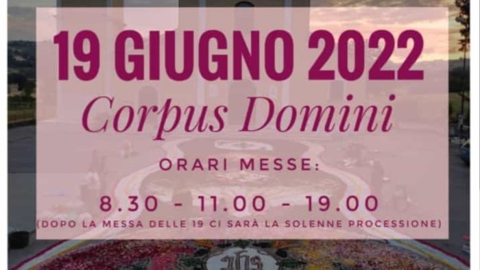 morroni di bonito domenica l infiorata del corpus domini