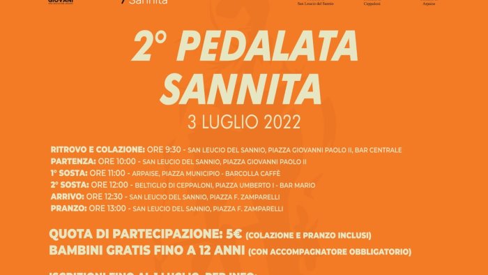 nuovo pedale sannita torna l appuntamento con la pedalata sannita