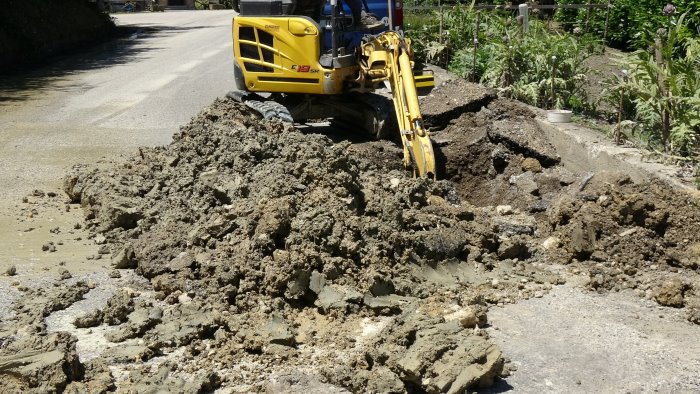 reti idriche colabrodo riparata la condotta di masciano ad ariano