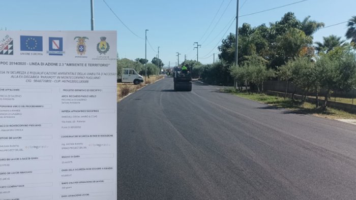 parapoti la provincia completa i lavori per la viabilita di accesso