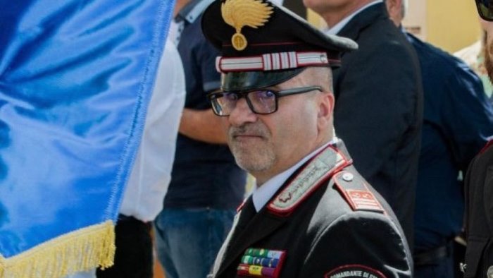 il luogotenente pasquale rutigliano lascia il comando stazione di bisaccia