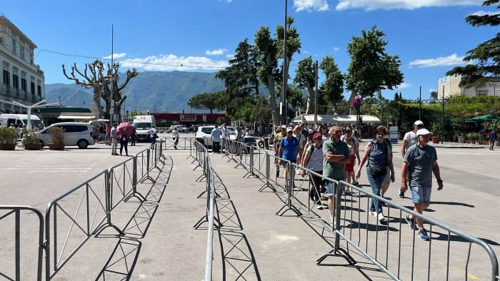 domenica al museo misure straordinarie a pompei per il grande afflusso