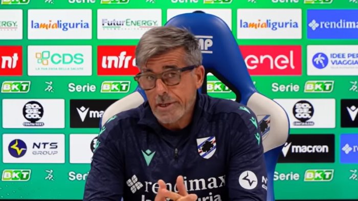 sampdoria salernitana 2 0 evani non abbiamo fatto nulla venerdi sara dura