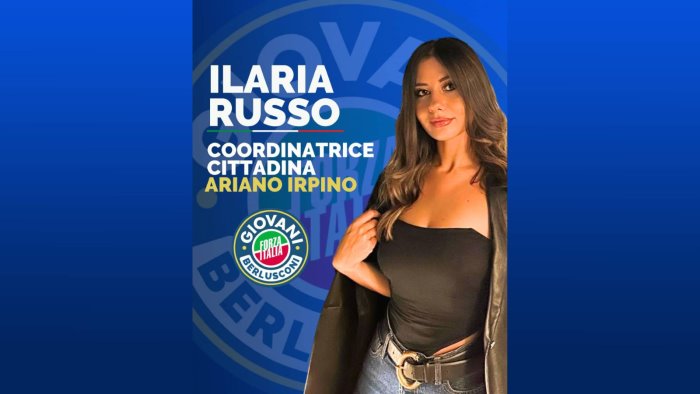 ariano forza italia giovani la coordinatrice cittadina e ilaria russo
