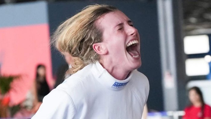 europeo di scherma la casertana sara maria kowalczyk conquista il bronzo