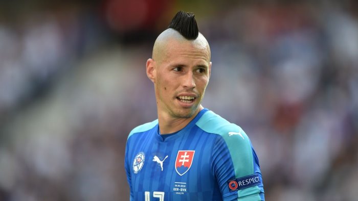 marek hamsik a lezione a coverciano da allegri