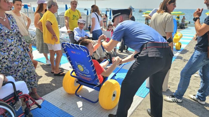amalfi prende il via il progetto mare per tutti
