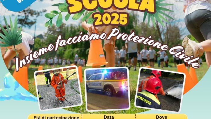 sarno al via le iscrizioni al campo scuola di protezione civile