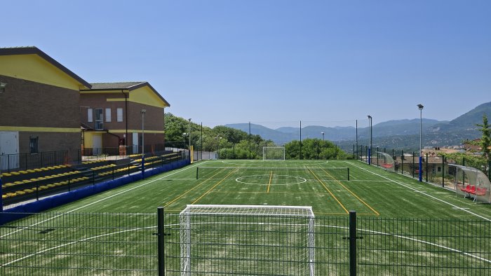 montefredane inaugurazione del nuovo campetto sportivo