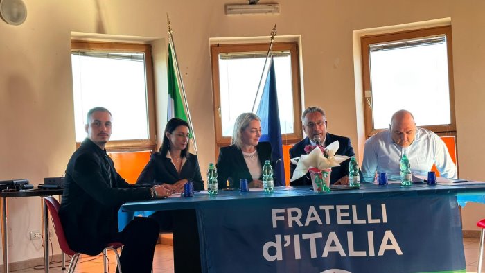 congresso fdi capriglia irpina coordinamento in rosa guida giuliana genovese