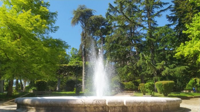 torna a splendere la villa comunale ad ariano orgoglio della campania