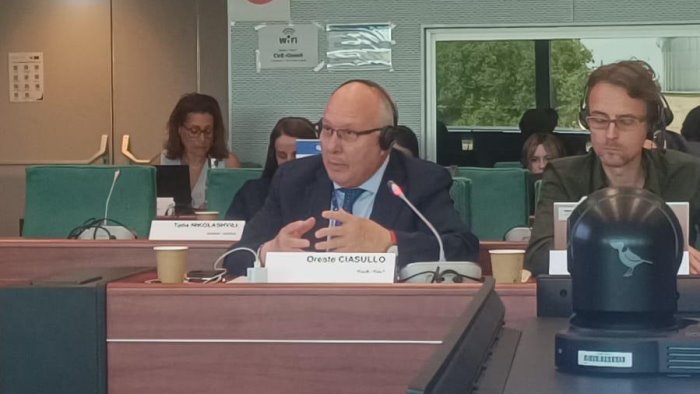 aree interne oreste ciasullo ai lavori del consiglio d europa a strasburgo