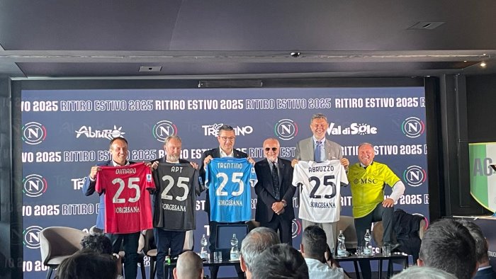 in trentino e in abruzzo due ritiri da migliaia di tifosi