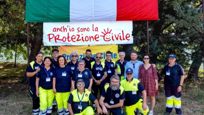 campo scuola della protezione civile per la prima volta a bisaccia