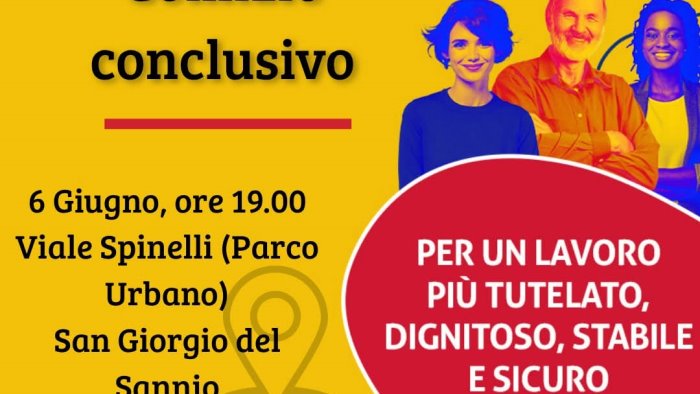 il comitato per il si medio calore chiude la campagna a san giorgio del sannio