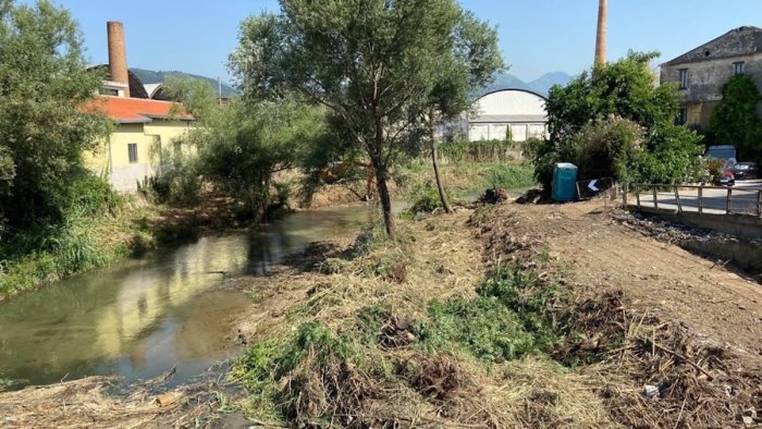 pontecagnano partiti i lavori agli argini del picentino