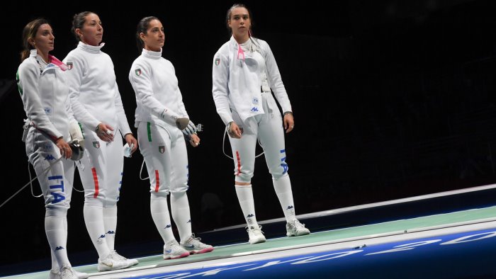 bronzo per l italscherma nella spada a squadre donne