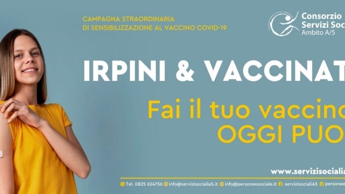 il consorzio dei servizi sociali a5 lancia la campagna irpini e vaccinati
