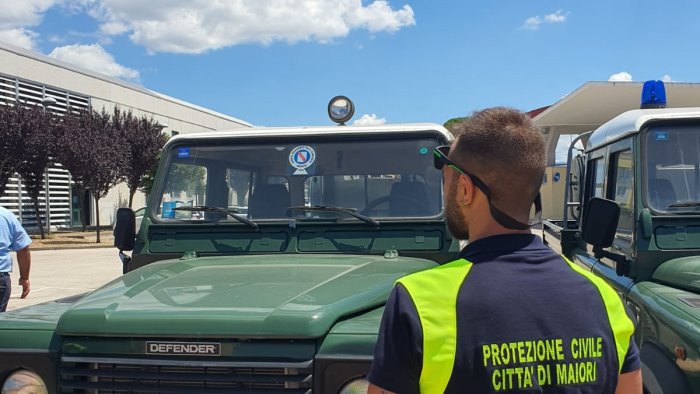 maiori alla protezione civile un mezzo speciale per contrasto incendi boschivi