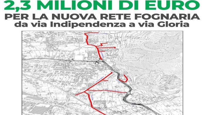 nuova rete fognaria a nocera superiore al via gli interventi