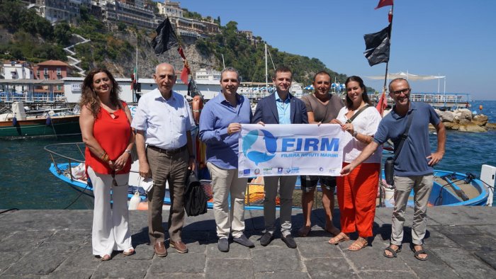 a sorrento prosegue il progetto firm per la filiera dei rifiuti marini