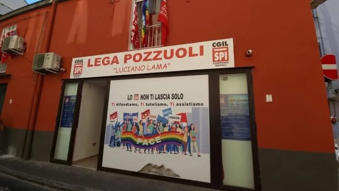 pozzuoli dedicata a luciano lama la nuova sede della cgil