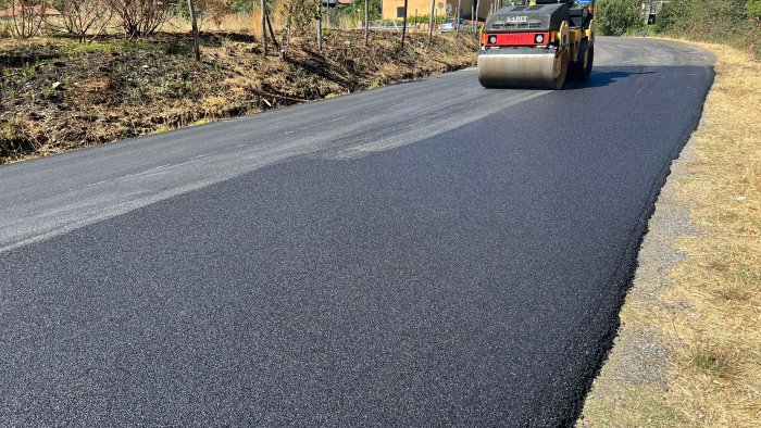 conclusi i lavori fra capaccio e trentinara sulla sp 13